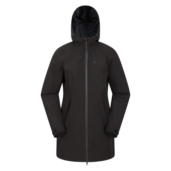 Mountain Warehouse Dames/Dames Hilltop II Waterdichte Jas (Zwart)