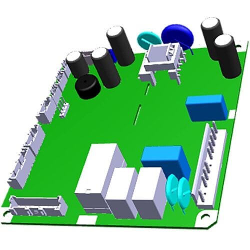 AEG niet-geconfigureerde module, stroombord 2425850100