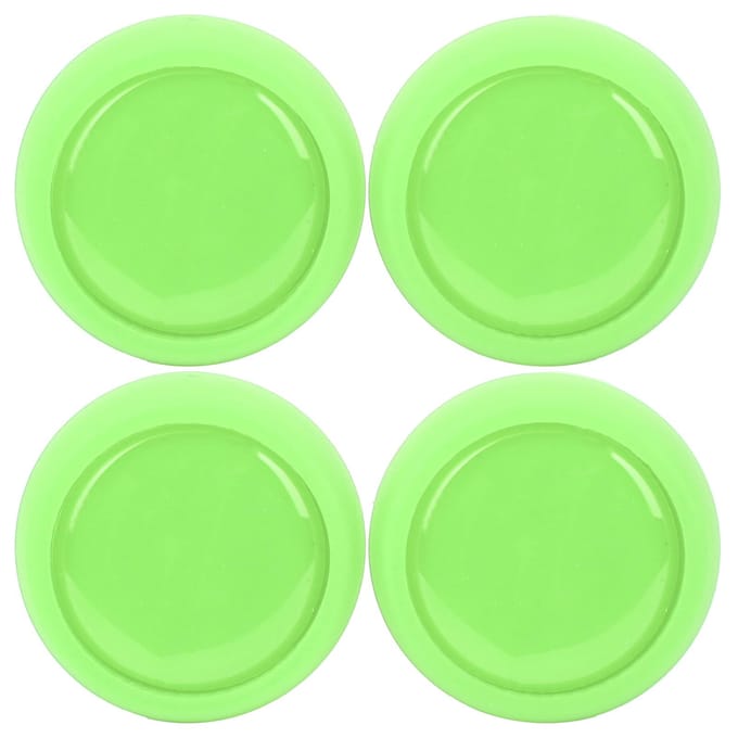 Poignées de Guidon de Vélo ZTTO Embouts de Guidon Bouchons à Vis Caoutchouc Polyester Accessoire de Cyclisme Vert