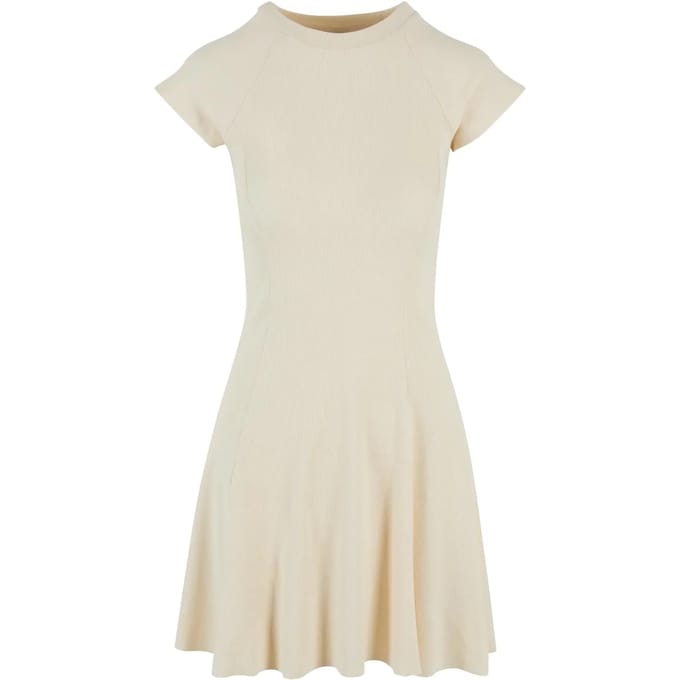 Urban Classics - Rib Skater jurk - 4XL - Beige