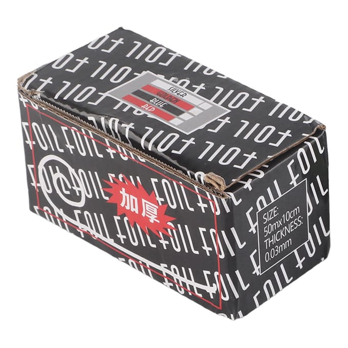 Kappersfolie van aluminium voor permanenten en verven, stylingtool, accessoire 30m gray