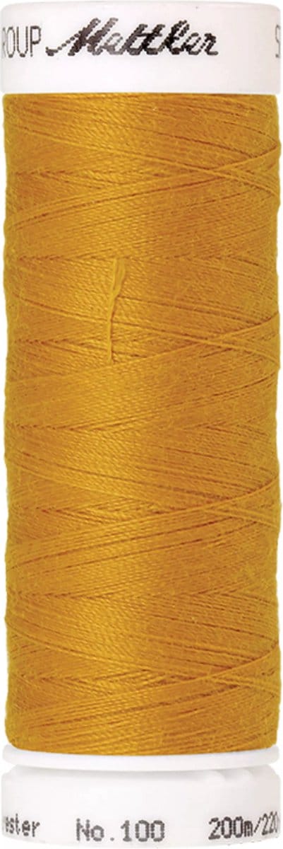 Amann Mettler Seralon Naaigaren – Gold (0118) – 200 m – No. 100 – 100% Polyester – Per Stuk