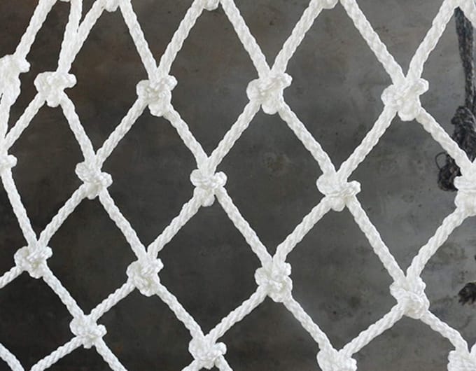 Veiligheidsnet - Beschermend net - Valbeveiliging - Corrosiebestendig - 1x3 meter - Wit
