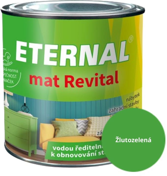 Eternal MAT Revital 0,35 kg, Geelgroen (RAL6018)