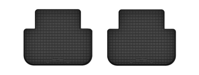 Wielganizator - BasicProtect Serie - Rubber Automatten Achter - Mercedes SL R107 - Antislip - Weerbestendig