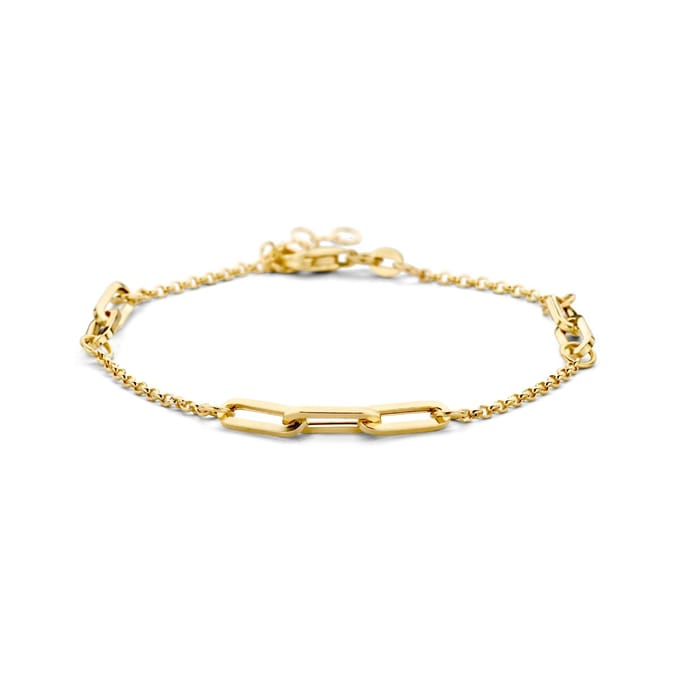 Armband Jasseron En Paperclip 3,5mm 17 + 3 Cm