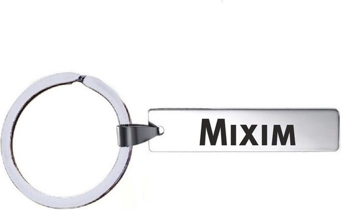 Sleutelhanger Met Naam - Mixim - RVS