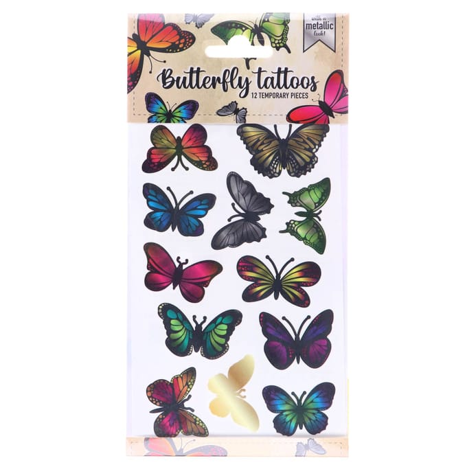 Tattoos - Vlinders - Metallic - 6550113