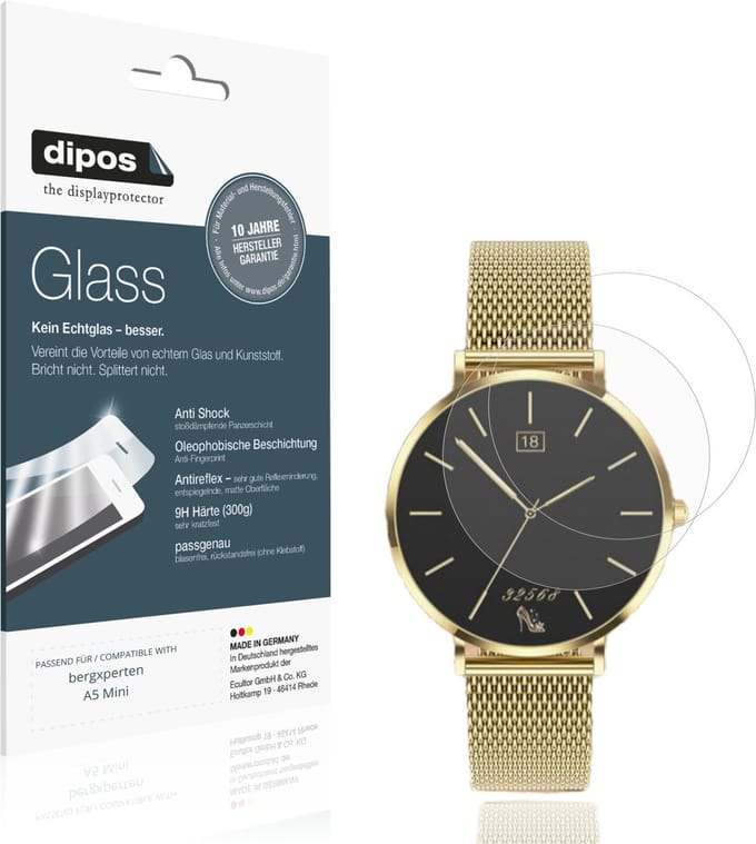 dipos – 2x Matte Pantserfolie geschikt voor bergxperten A5 Mini | 9H Screenprotector