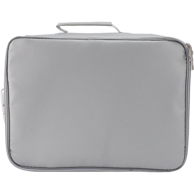 Brandwerende Waterdichte Documentenmap Organizer Box Draagbare Thuis Reis Veilige Opbergdoos met Slot gray