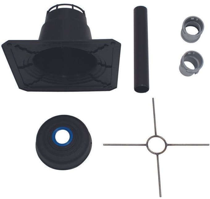 Vaillant Set 1 Basiselementen schachtafd. voor flexibel rookgassysteem DN 60, PP, 0020077524