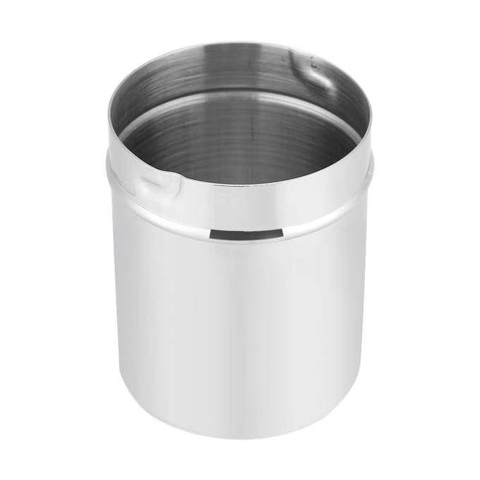 Kitchen Stainless Steel Chocolate Shaker Cocoa Coffee Powder Mesh Dispenser white