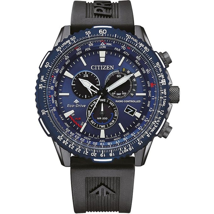 Citizen Promaster Sky CB5006-02L Horloge - Rubber - Zwart - Ø 45 mm