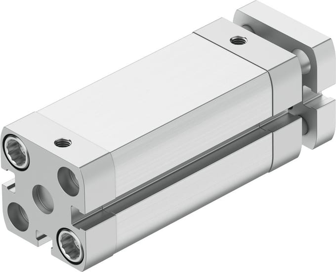 Festo Compacte Cilinder 20mm Boring 50mm Slag ISO 21287 Dubbelwerkend - 577214 - P2DSB