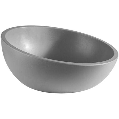 GGM Gastro (6 Stück) Schale - ELEMENT LOOK - Melamin - 2,3 Liter - Ø 300mm - Grau