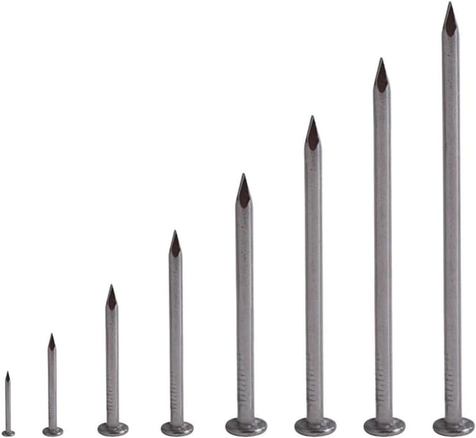 IJzerwaren Spijkers - Roestvrij Staal - Klus Projecten - 417 Stuks - 0.5-6 Inch