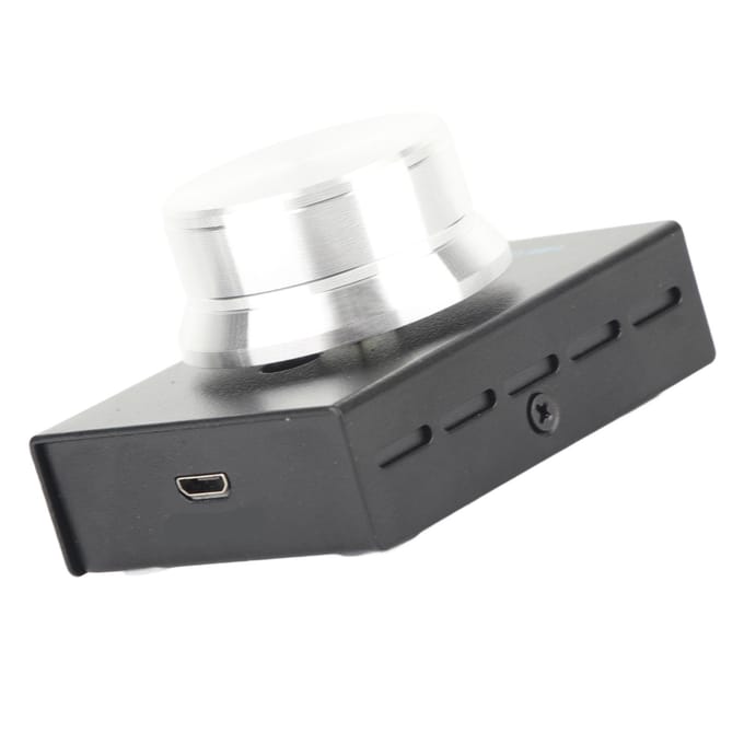 USB Volumeknop Eén Toets Mute Multimedia Volume Regelaar voor PC Computer Luidspreker o white