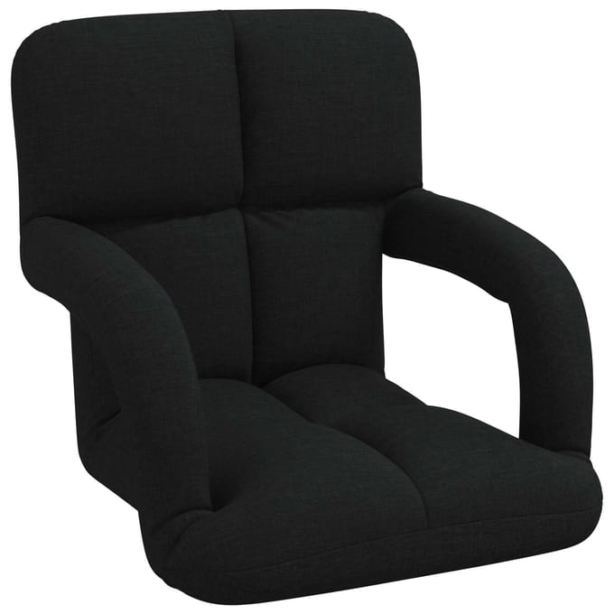 vidaXL - Verstelbare - Vloerstoel - met - Armleuning - 5 - Posities - Stof
