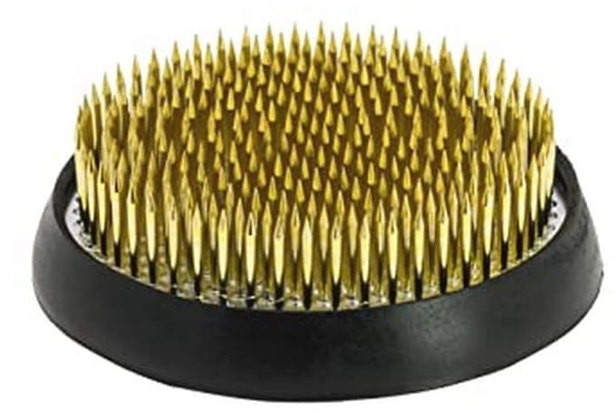 Kenzan rotondo 71 mm - Bruin - Ideaal voor Ikebana bloemschikken