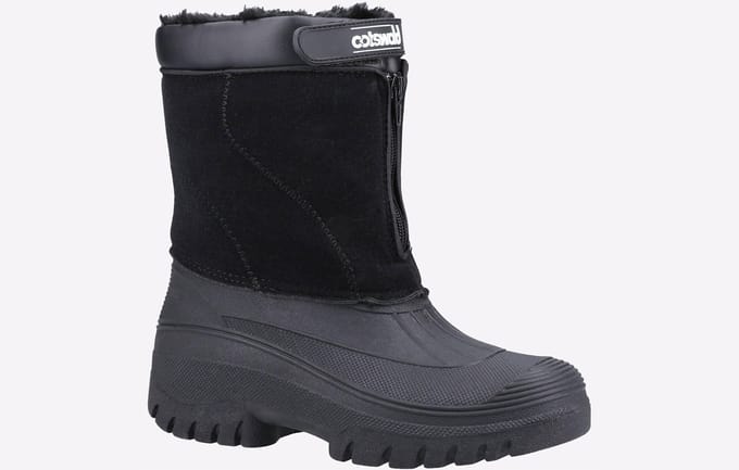 Cotswold Venture Synthetische Zwarte Regenlaarzen