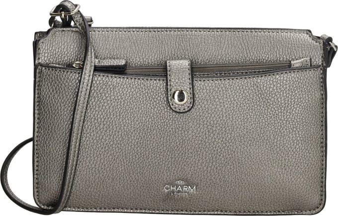 Charm London Stratford Schoudertas - Pewter