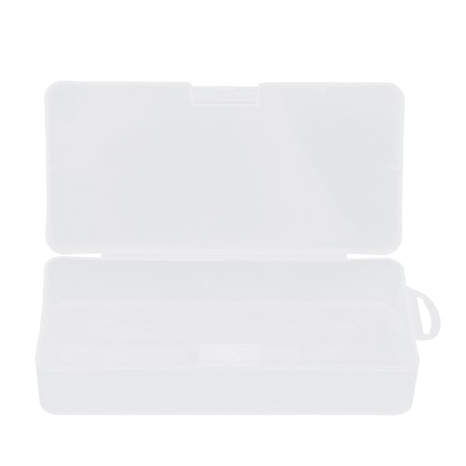 Plastic Opbergdoos Rechthoekig Transparant Digitale Elektronische Accessoires Valbestendige Doos met white