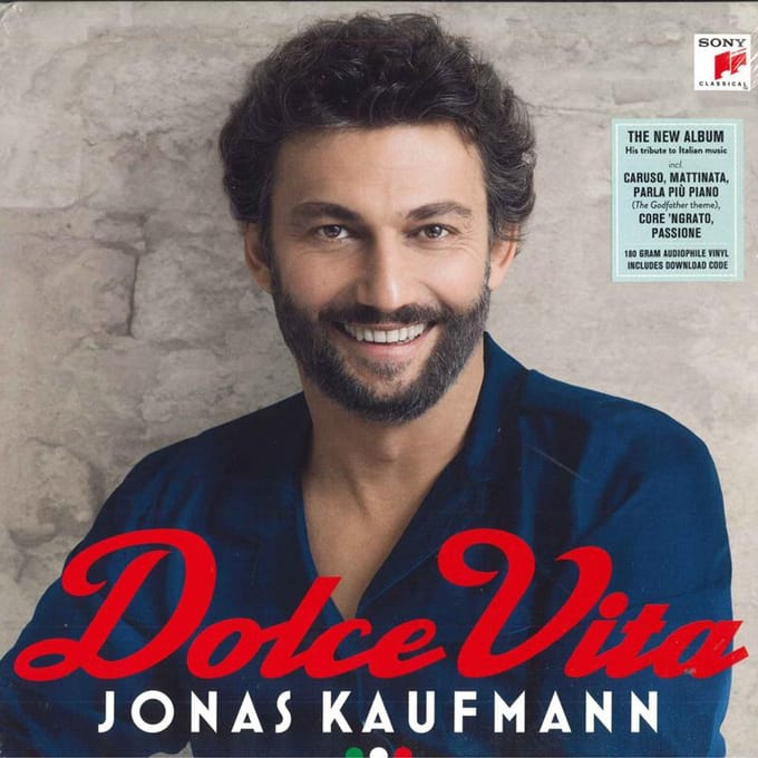 LP Plaat JONAS KAUFMANN - Dolce Vita 88875183631 Sony Classical 2016 Europa Klassiek gray
