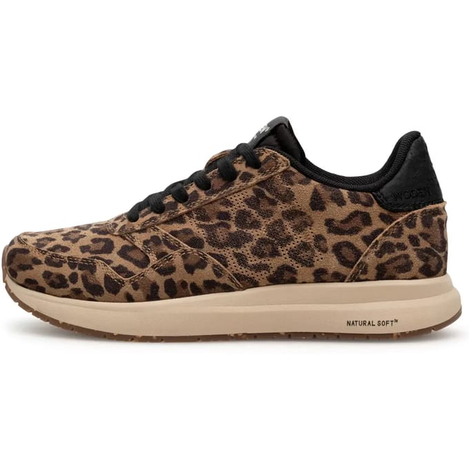 Woden Woden Nicoline Leopard Sneakers bruin Suede