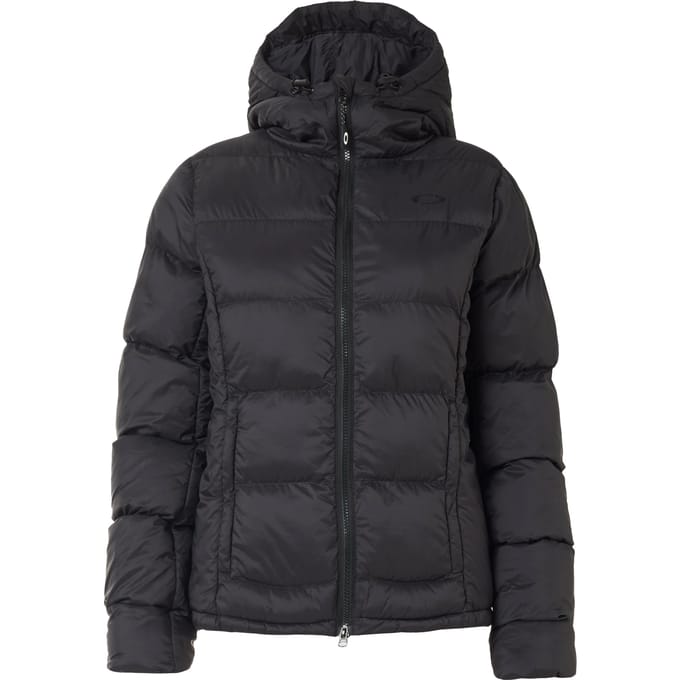 Oakley Lange Mouw Zip Up Zwart Dames Stellar Geïsoleerd Hooded Jacket FOA500023