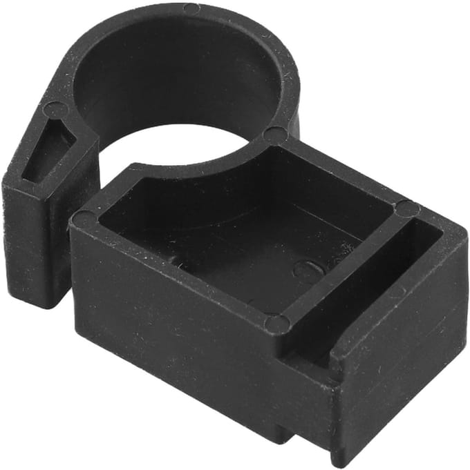Hometrainer Beugel - Fietscomputer Houder - Display Bevestigen - Voor Ronde Buizen - 56 x 18 mm - Zwart