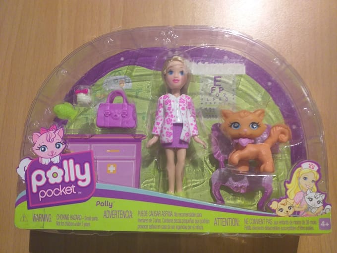Polly Pocket Sparklin Pets -Schattige Troeteldieren P5051 P6604