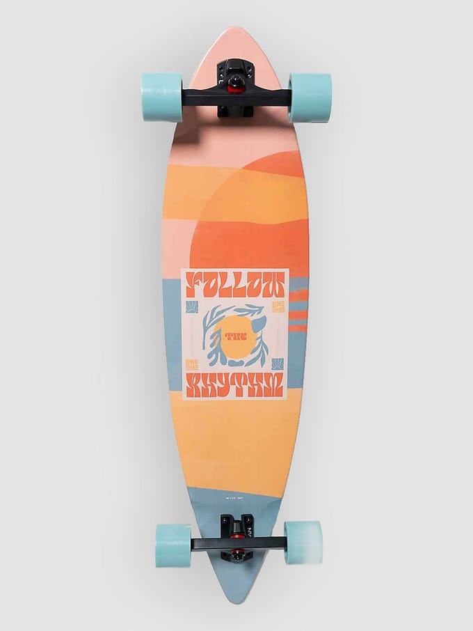 Long Island Longboards Soil 38"X9.5" Pintail Complete patroon