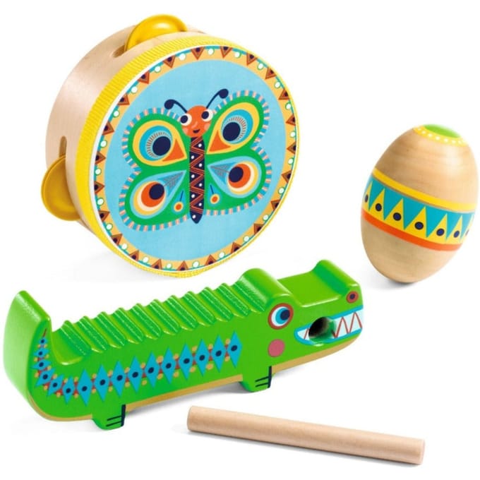 DJECO muziekinstrumenten set percussie animambo 18 mnd+