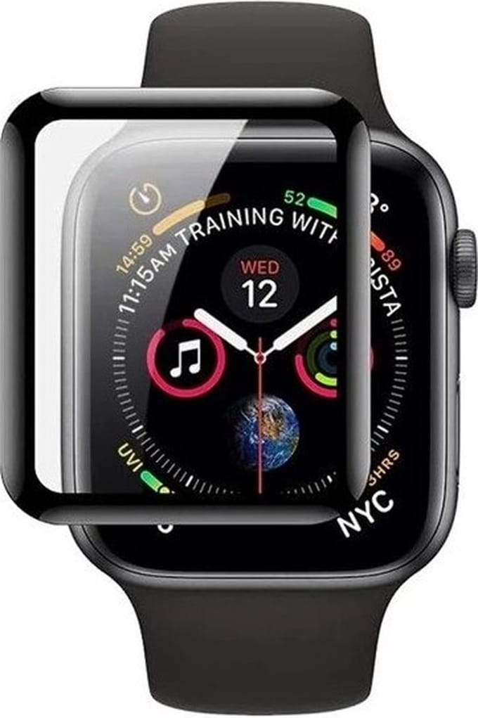 DrPhone PROTEC Pro - PET Tempered Glass Geschikt Voor Apple Watch 7 - 45mm - Screenprotector - Bescherming