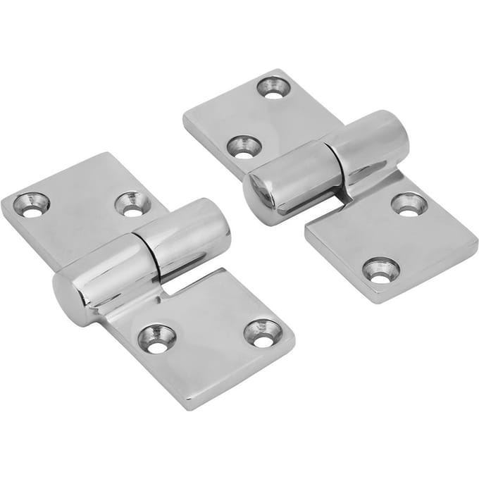 2 stuks Links en Rechts TakE Apart RVS Scharnier Boot Dek Accessoires 90*38mm