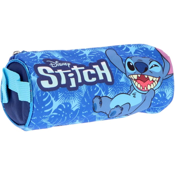 Lilo & Stitch Etui - Pennenetui voor Kind - Rond - Blauw - Pennenzak