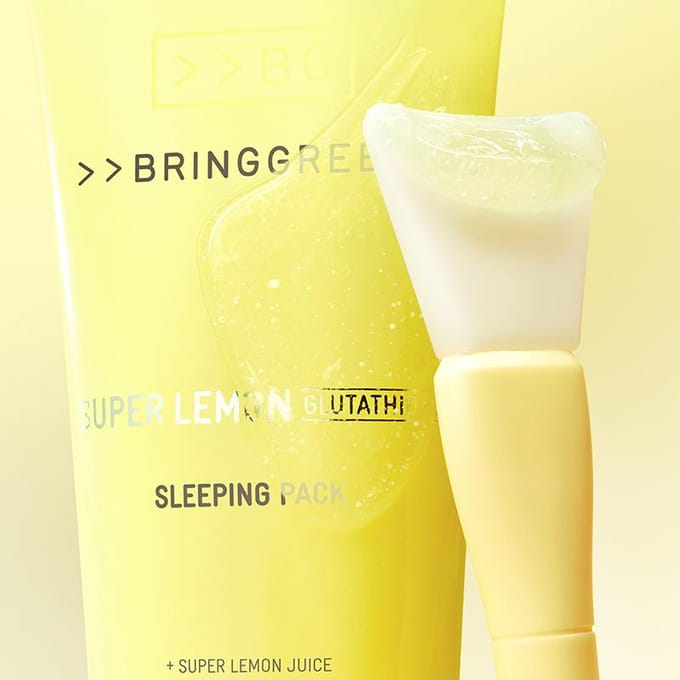 [BRENG GROEN] Super Lemon Glutathione Slaapmasker 100ml beige