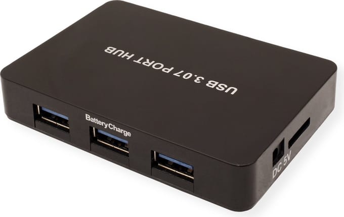 VALUE USB 3.2 Gen 1 Desktop Hub 7 ports, met voeding
