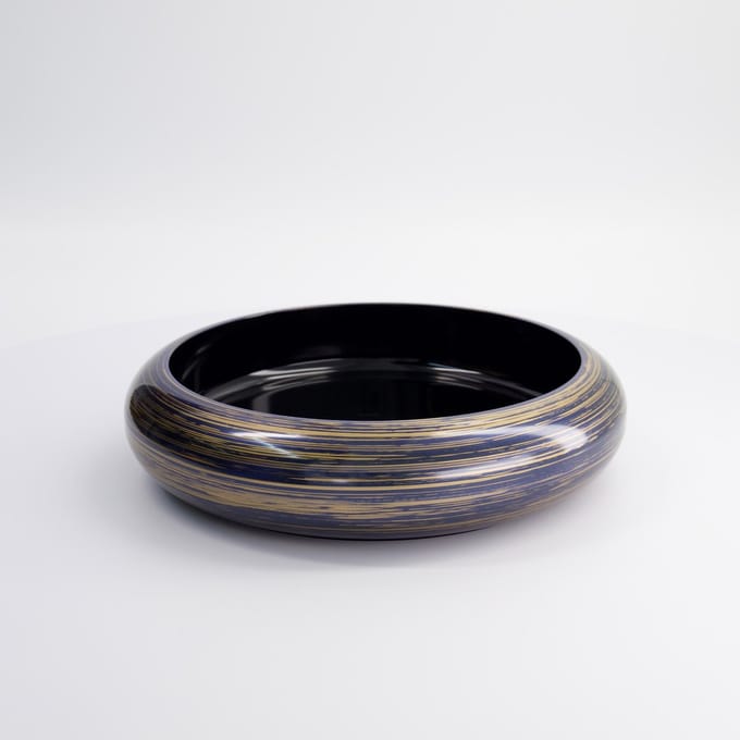 Tokyo Design Studio - Sushi Oke Kom - Paars/Goud - 27,5 x 6,2 cm - 22,2 x 4,3 cm