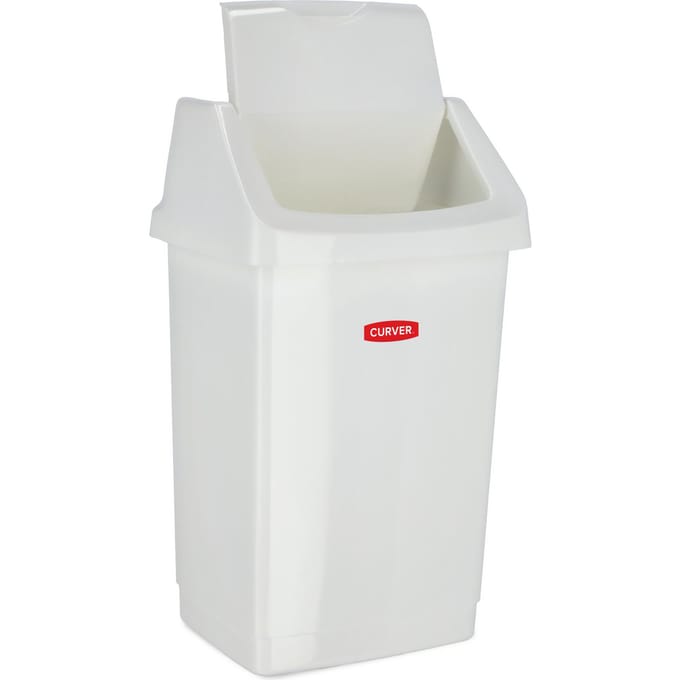 Curver ”Click-It Afvalbak, Wit, 9 x 7,4 x 15”