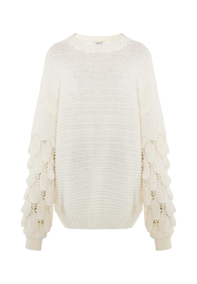 IZIA Jumper Dames wolwit