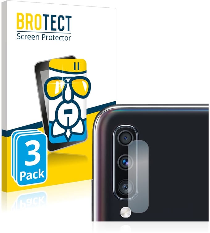 Screenprotector 3 Stuks voor Samsung Galaxy A70 (ALLEEN Camera Lens) Beschermglas transparant
