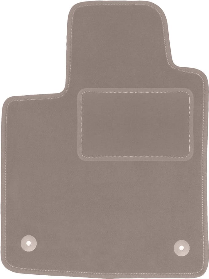 Beige bestuurdersmat voor: Renault Twingo II hatchback (2007-2014)