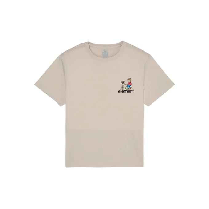 Element Gardening T-shirt Met Korte Mouwen Beige 14 Years Jongen