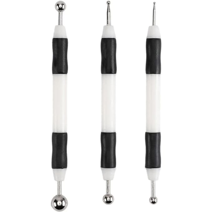 Metalen Bolvormige Beitels 3 Stuks | Vaessen Creative