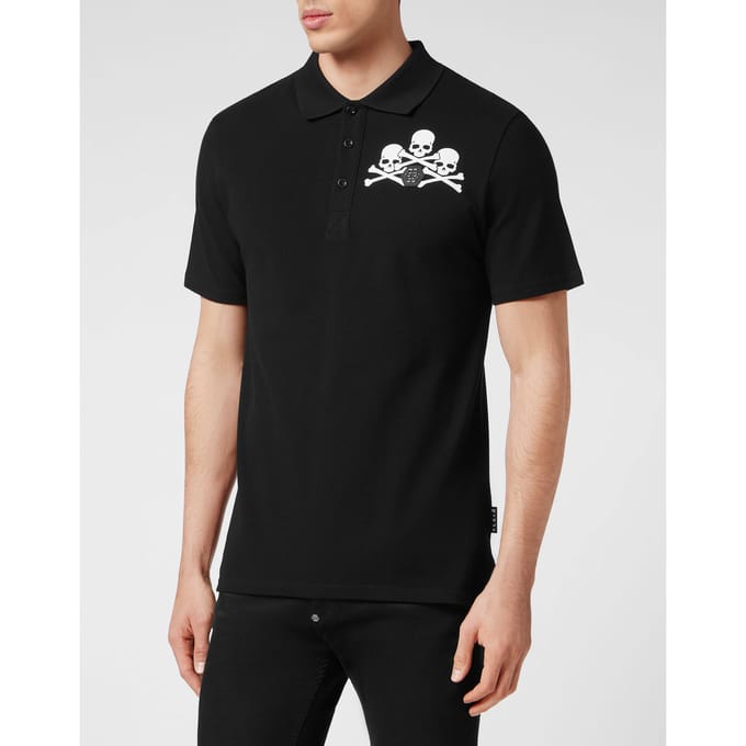 Poloshirt Skull