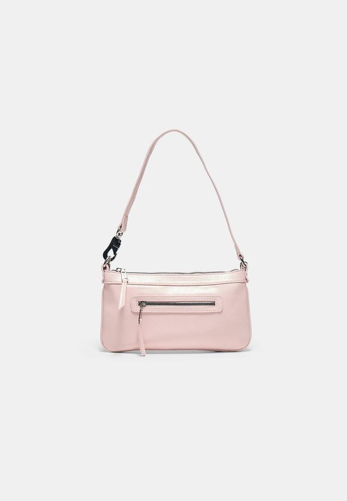 Stradivarius Schoudertas met musketon  Pastelroze OS