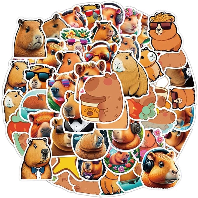 Dailygoods- Stickers 100 Stuks - Waterdichte Stickers - Creatieve