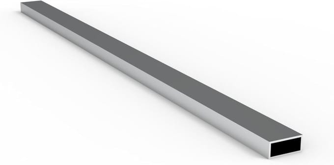 Aluminium buis - Metaal profiel - Bouwprojecten - Corrosiebestendig - 112 cm - Zilver