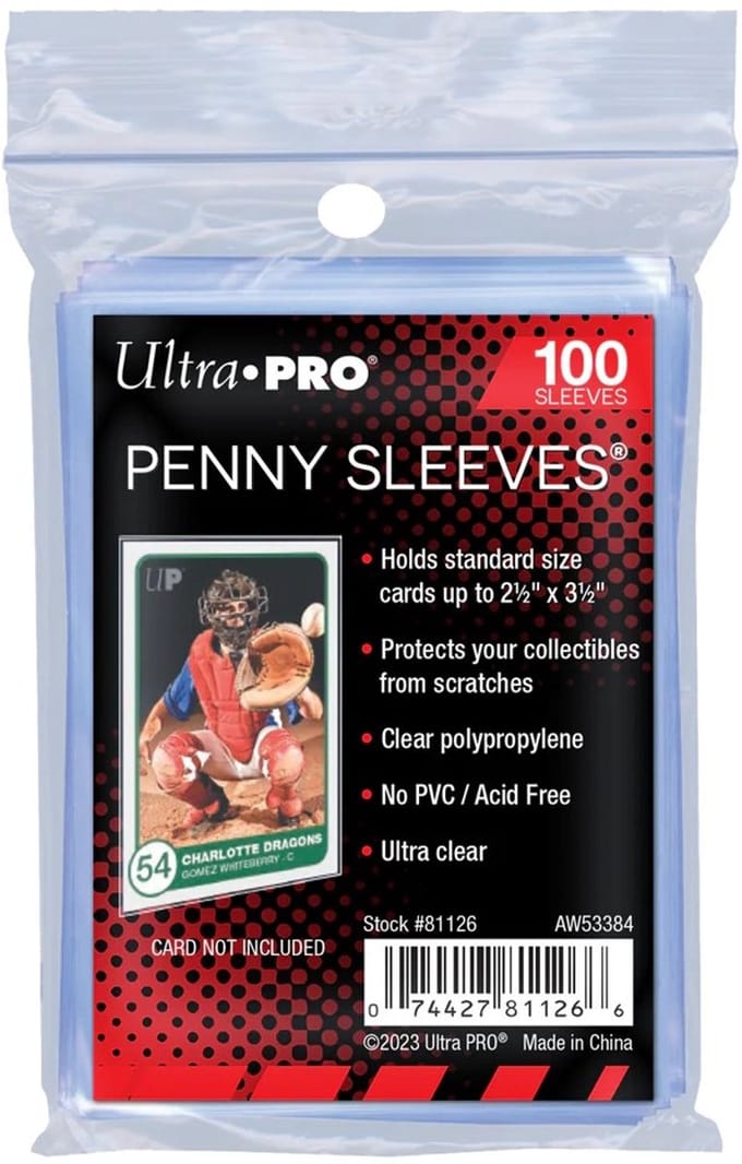 TCG Sleeves - Blanco Clear - Store Safe Ultra Pro (Standard Size) - TCG sleeves- Penny sleeves
